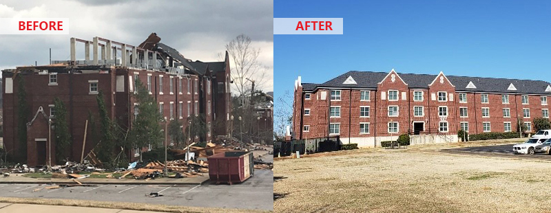 IEM Disaster Recovery Expert Helps Restore His Alma Mater After EF3 Tornado Hits