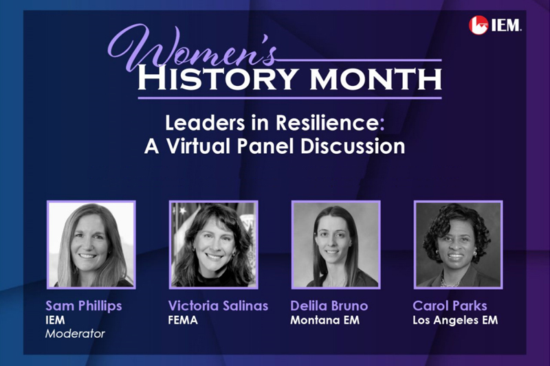 IEM Celebrated Women’s History Month with the Nation’s Leading Emergency Management, Resilience & Disaster Recovery Experts