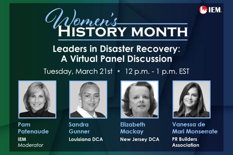 WEBINAR: Leaders in Disaster Recovery | A Virtual Panel Discussion