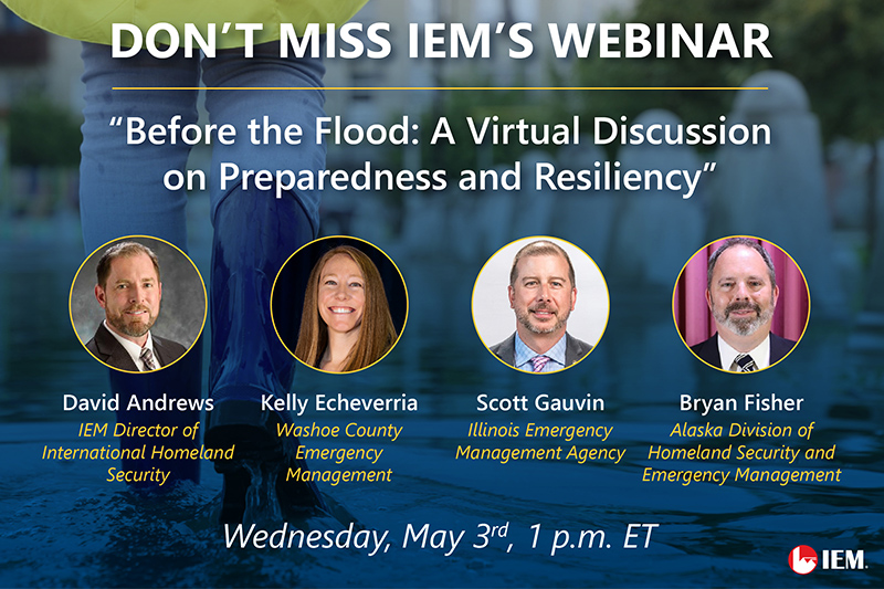WEBINAR: Before the Flood: A Virtual Discussion on Preparedness & Resiliency