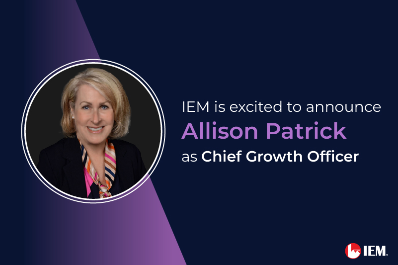 Allison Patrick Joins IEM as Chief Growth Officer to Spearhead Expansion Initiatives