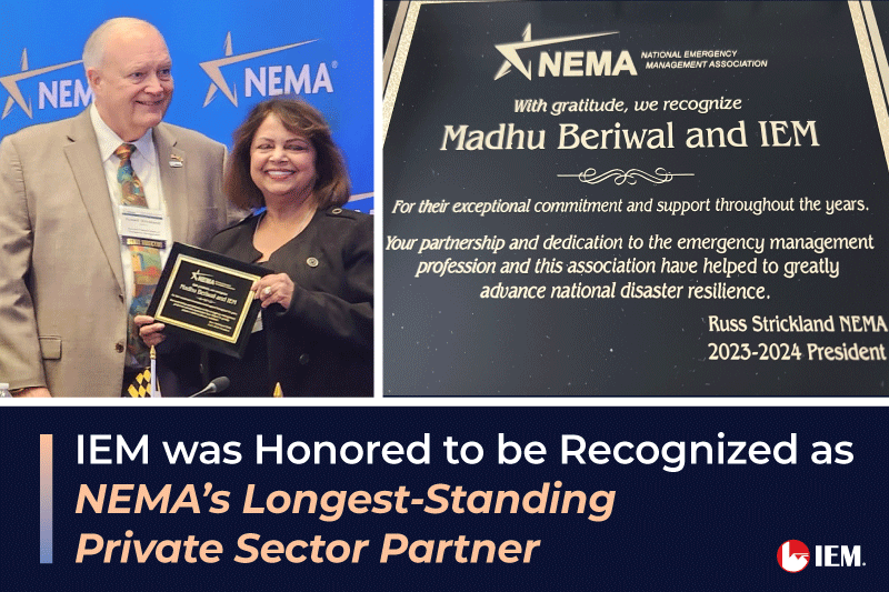 IEM recognized as NEMA's longest-standing partner