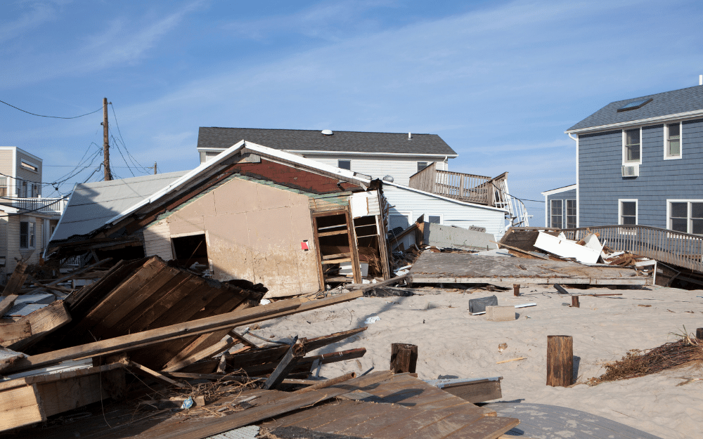 hurricane sandy damage to a home